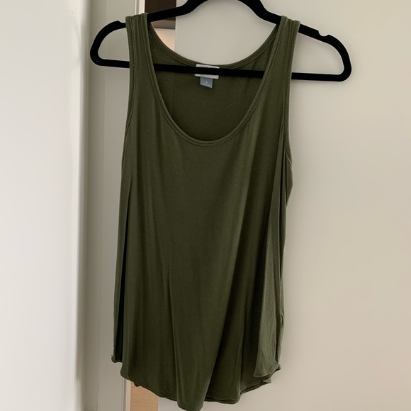 Old Navy Tops - Old Navy Luxe Olive sleeveless tank size small